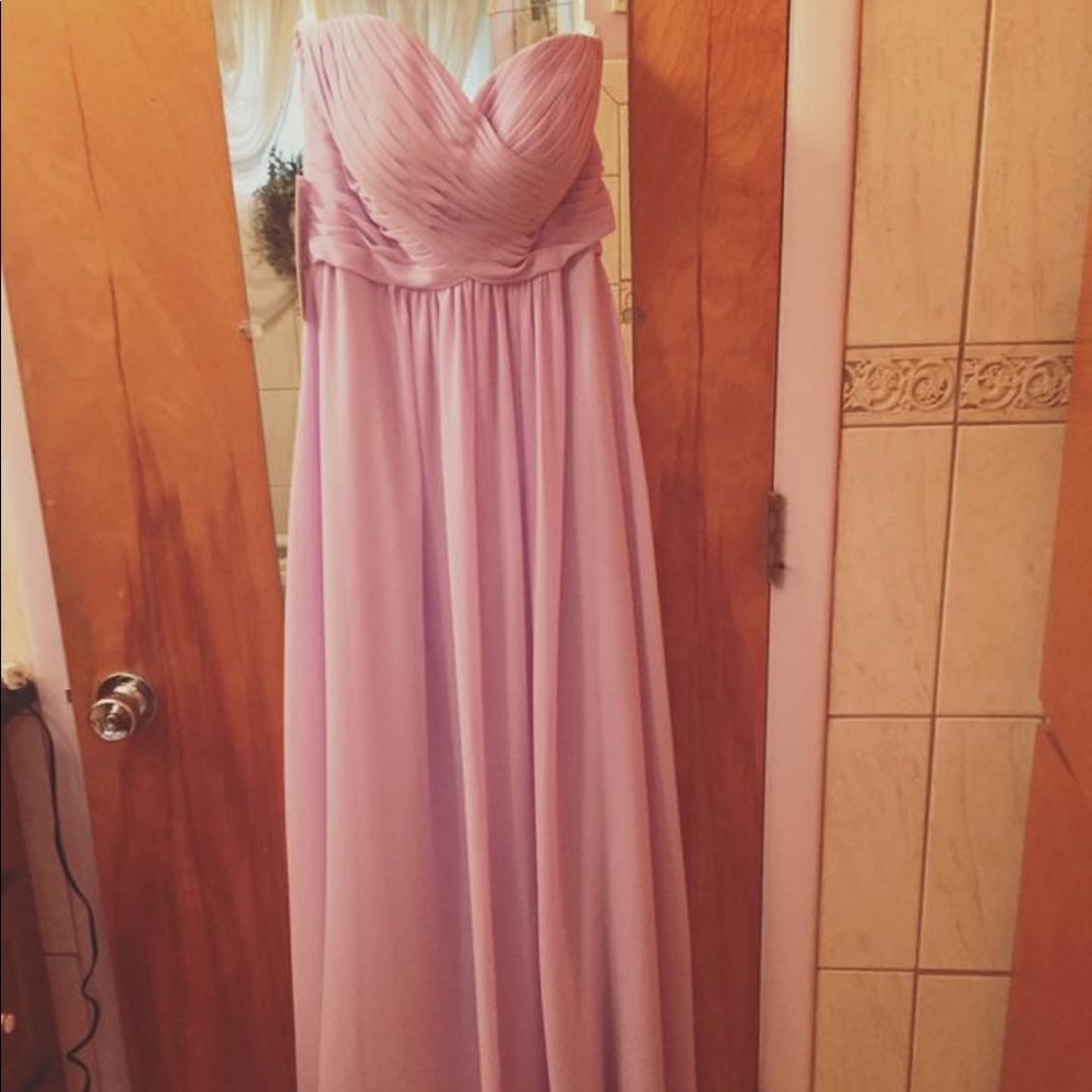 Lilac bridesmaid dress